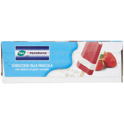 PAM PANORAMA Ghiaccioli alla fragola con ripieno al gusto vaniglia 300g (50g x 6) – immagine 13