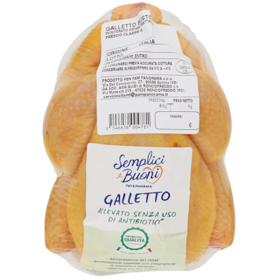 SEMPLICI E BUONI Senza Antibiotici Galletto Busto – immagine 9