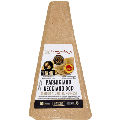 TESORI DELL'ARCA Parmigiano Reggiano DOP Stagionato Oltre 40 Mesi 0,300 Kg – immagine 9