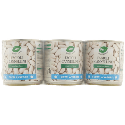PAM PANORAMA Fagioli Cannellini 150g x 3 – immagine 11