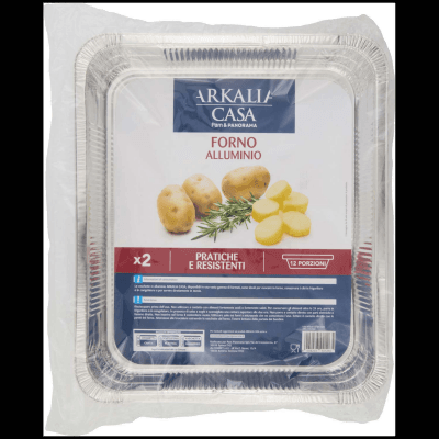 ARKALIA CASA Vaschette Forno Alluminio 12 Porzioni 2 pz – immagine 9