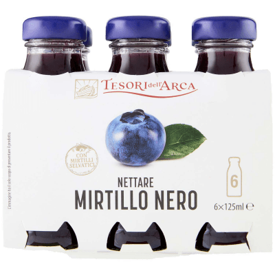 TESORI DELL'ARCA Nettare Mirtillo Nero 6 x 125 ml – immagine 9
