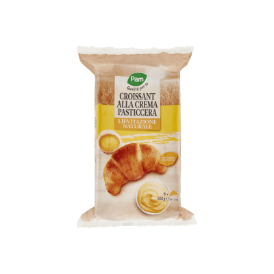 PAM Qualità per te Croissant alla Crema Pasticcera 6 x 50 g – immagine 9