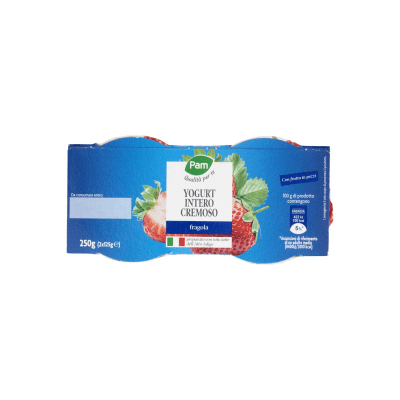 PAM PANORAMA Yogurt intero Cremoso alla Fragola 250g (125g x 2) – immagine 13