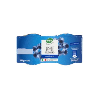 PAM PANORAMA Yogurt intero Cremoso ai Mirtilli 250g (125g x 2) – immagine 13