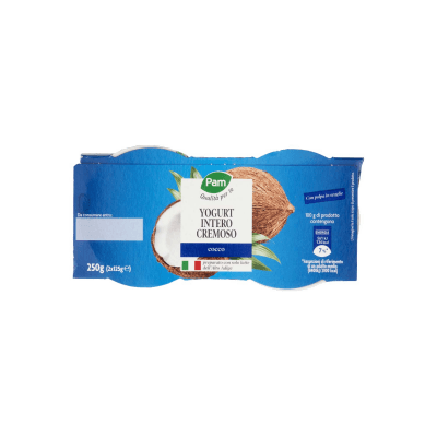PAM PANORAMA Yogurt intero Cremoso al Cocco 2 x 125 g – immagine 13