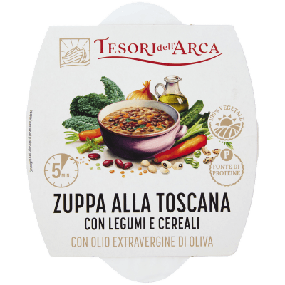 TESORI DELL'ARCA Zuppa alla Toscana con Legumi e Cereali con Olio Extravergine di Oliva 350 g – immagine 9