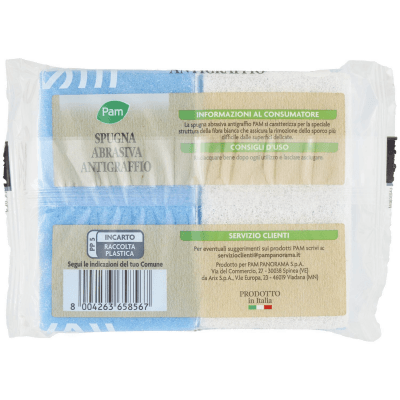 PAM Spugna Abrasiva Antigraffio 2 pz – immagine 11