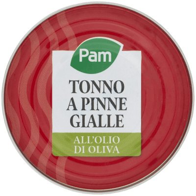 PAM Tonno a Pinne Gialle all'Olio di Oliva 80 g – immagine 9