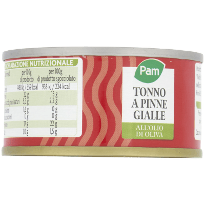 PAM Tonno a Pinne Gialle all'Olio di Oliva 80 g – immagine 14
