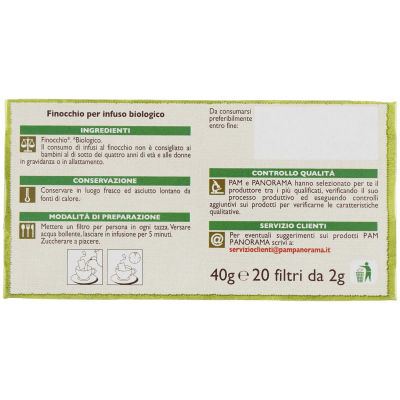 BIO Tisana di finocchio 40g (2g x 20) – immagine 14