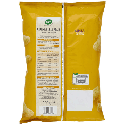 PAM Qualità per te Cornetti di Mais al gusto formaggio 100 g – immagine 11
