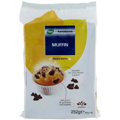 PAM PANORAMA Muffin 252g (42g x 6) – immagine 9