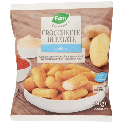 PAM Qualità per te Crocchette di Patate prefritte Surgelate 450 g – immagine 9