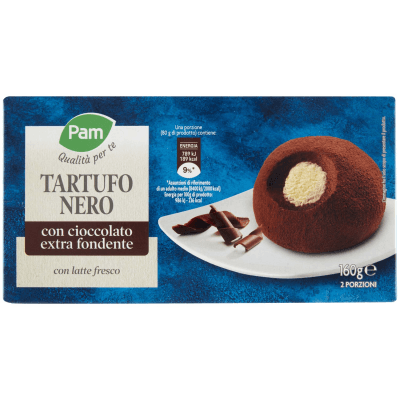 PAM Qualità per te Tartufo Nero con cioccolato extra fondente 2 x 80 g – immagine 9