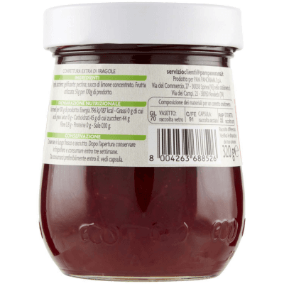 PAM Qualità per te Confettura Extra di fragole 320 g – immagine 11