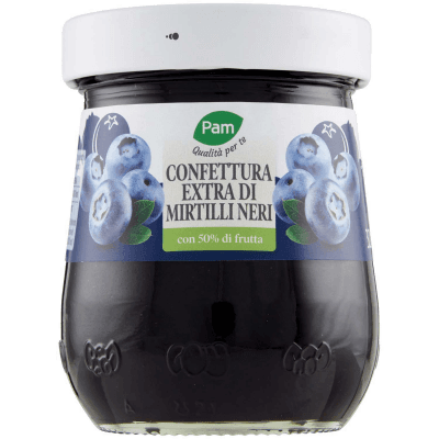PAM Qualità per te Confettura Extra di mirtilli neri 320 g – immagine 9