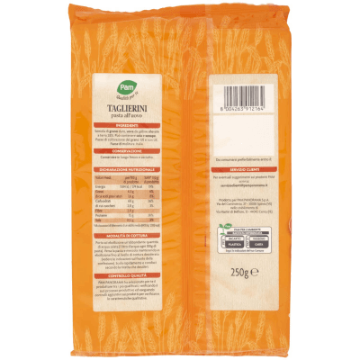PAM Qualità per te Taglierini pasta all'uovo 250 g – immagine 11