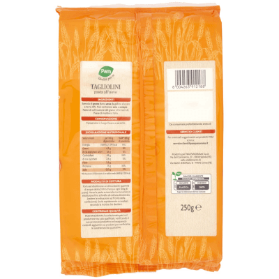 PAM Qualità per te Tagliolini pasta all uovo 250 g – immagine 11