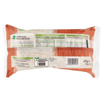 PAM Qualità per te Panini Maxi per Hamburger 4 x 75 g – immagine 11