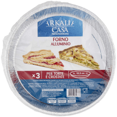 PAM PANORAMA Vaschette alluminio Forno per Torte e Crostate 3 pz – immagine 9