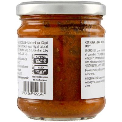 TESORI DELL'ARCA Ragù con "Cinta Senese DOP" 180 g – immagine 11
