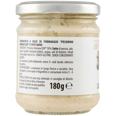 TESORI DELL'ARCA Sugo Cacio e Pepe 180 g – immagine 10
