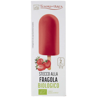 TESORI DELL'ARCA Stecco alla Fragola Biologico 2 x 70 g – immagine 9