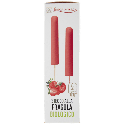 TESORI DELL'ARCA Stecco alla Fragola Biologico 2 x 70 g – immagine 10