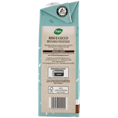 PAM Riso e Cocco Bevanda Vegetale 1 L – immagine 12