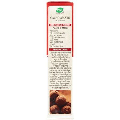 PAM Qualità per te Cacao Amaro in polvere 75 g – immagine 10