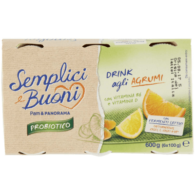 SEMPLICI E BUONI Probiotico Drink agli Agrumi 600g (100g x 6) – immagine 13