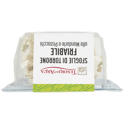 TESORI DELL'ARCA Sfoglie di Torrone Friabile alle Mandorle e Pistacchi 120 g – immagine 13