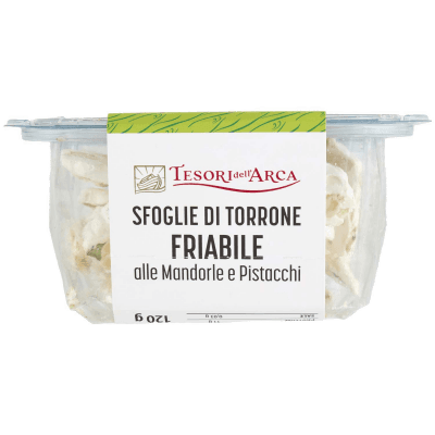 TESORI DELL'ARCA Sfoglie di Torrone Friabile alle Mandorle e Pistacchi 120 g – immagine 14