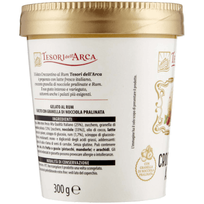 TESORI DELL'ARCA Gelato Croccantino al Rum 300 g – immagine 10