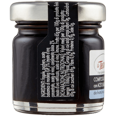 I TESORI Composta di Fragole con Aceto Balsamico 42 g – immagine 10