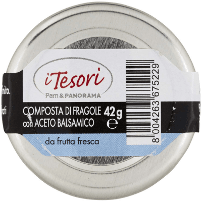 I TESORI Composta di Fragole con Aceto Balsamico 42 g – immagine 13