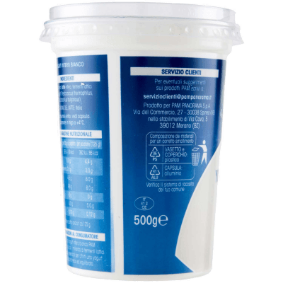PAM PANORAMA Yogurt Intero Cremoso Bianco 500 g – immagine 10