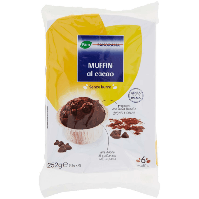 PAM PANORAMA Muffin al cacao 252g (42g x 6) – immagine 9
