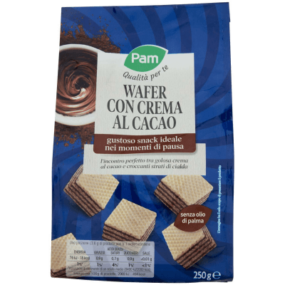 PAM PANORAMA Snack Wafer con crema al cacao 250 g – immagine 9