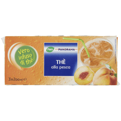 PAM PANORAMA Thè alla pesca 600 ml (200ml x 3) – immagine 11