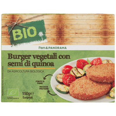 BIO Burger vegetali con semi di quinoa Surgelati 150 g – immagine 9