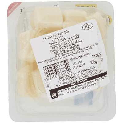 PAM PANORAMA Grana Padano DOP Cubetti 150 g – immagine 11