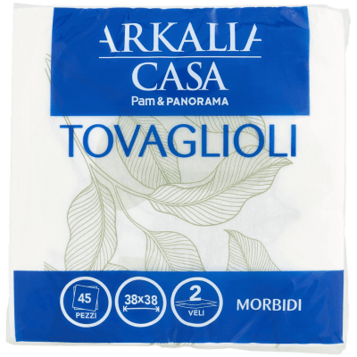 ARKALIA CASA Tovaglioli Morbidi Decorati 2 Veli 38x38 45 pz – immagine 9