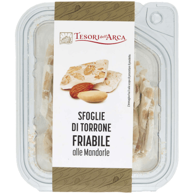 TESORI DELL'ARCA Sfoglie di Torrone Friabile alla Mandorle 150 g – immagine 9