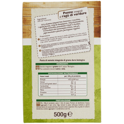 BIO Penne rigate Integrali 500 g – immagine 11