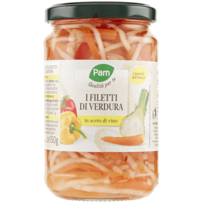 PAM PANORAMA Insalatina a Filetti in Aceto di Vino 300 g – immagine 9
