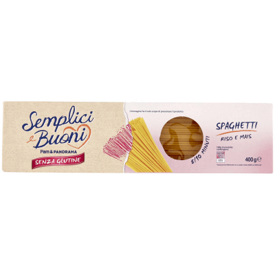 SEMPLICI E BUONI Senza Glutine Spaghetti Riso e Mais 400 g – immagine 9