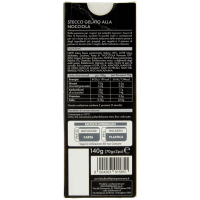 I TESORI 2 Stecco alla Nocciola Solo con "Nocciola Piemonte IGP" 2 x 70 g – immagine 11