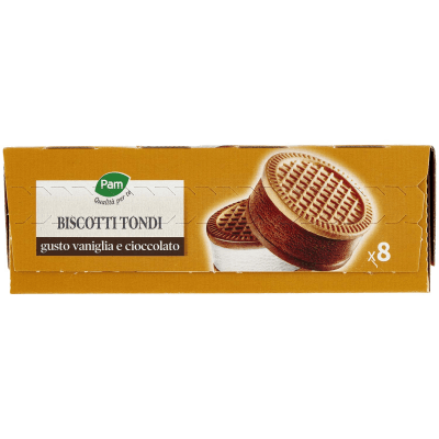 PAM Qualità per te Biscotti Tondi gusto vaniglia e cioccolato 8 x 35 g – immagine 14
